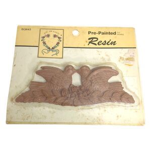 Vintage NOS Love Doves Applique or Wall Hanging 5.5" Just for Keeps BQ643
